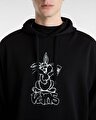CRAZY EDDY 66 LOOSE PULLOVER KAPÜŞONLU ÜST Black