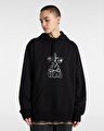 CRAZY EDDY 66 LOOSE PULLOVER KAPÜŞONLU ÜST Black