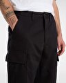 SERVICE CARGO LOOSE TAPERED PANTOLON Black