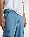 SERVICE CARGO LOOSE DENIM PANTOLON Stonewash/Blue