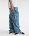 SERVICE CARGO LOOSE DENIM PANTOLON Stonewash/Blue