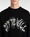 METAL ARCH CREW SWEATER Black