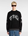 METAL ARCH CREW SWEATER Black