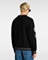 METAL ARCH CREW SWEATER Black