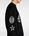 METAL ARCH CREW SWEATER Black