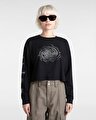 BREAKER UZUN KOLLU RELAX CROP Black