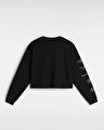 BREAKER UZUN KOLLU RELAX CROP Black