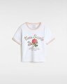 KIZ ÇOCUK SUPPLY BOUTIQUE RINGER TİŞÖRT (8-14 YAŞ) White/Sepia Rose