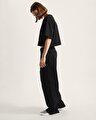 SALTON RELAX CROP SS TİŞÖRT Black