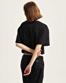SALTON RELAX CROP SS TİŞÖRT Black