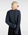 MILA CABLE KNIT CROP KAZAK Parisian Night