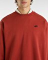 SALTON LOOSE FT SWEATSHIRT Red Ochre