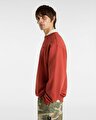 SALTON LOOSE FT SWEATSHIRT Red Ochre