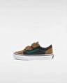 ÇOCUK OLD SKOOL CIRTCIRTLI AYAKKABI (4-8 YAŞ) Brown/Multi