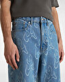 CHECK-5 BLAZE LOOSE DENIM PANTOLON Stonewash/Blue