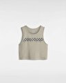 CHECK WASH FITTED CROP TANK TİŞÖRT London Fog