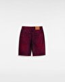 SIRELLE OVER-DYED CUT-OFF ŞORT Cherries Jubilee