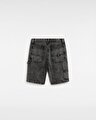 DRILL CHORE LOOSE DENIM ŞORT Stonewash Black