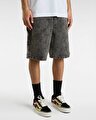 DRILL CHORE LOOSE DENIM ŞORT Stonewash Black