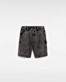 DRILL CHORE LOOSE DENIM ŞORT Stonewash Black