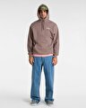 V HAND LOOSE KAPÜŞONLU ÜST Deep Taupe