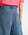 CHECK-5 BAGGY DENIM ŞORT Stonewash/Blue