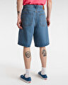 CHECK-5 BAGGY DENIM ŞORT Stonewash/Blue