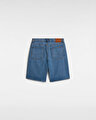 CHECK-5 BAGGY DENIM ŞORT Stonewash/Blue