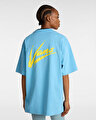 BRUSH SCRIPT LOOSE SS TİŞÖRT Heritage Blue