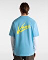 BRUSH SCRIPT LOOSE SS TİŞÖRT Heritage Blue