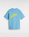 BRUSH SCRIPT LOOSE SS TİŞÖRT Heritage Blue