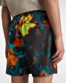 PRIMARY PRINT ELASTIC DENIZ ŞORTU Black/Multi