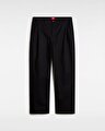 SKATE LOOSE PLEATED PANTOLON Black