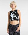 VENOM FITTED CROP TİŞORT Black