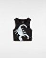 VENOM FITTED CROP TİŞORT Black