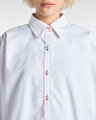 GILLIAN GRAPHIC BUTTON DOWN GÖMLEK White