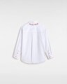 GILLIAN GRAPHIC BUTTON DOWN GÖMLEK White