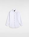 GILLIAN GRAPHIC BUTTON DOWN GÖMLEK White
