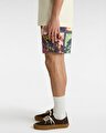 PRIMARY CRAZY PRINT LOOSE ELASTIC ŞORT Parisian Night