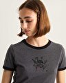 CRUZING RINGER TİŞÖRT Asphalt Heather