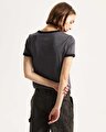 CRUZING RINGER TİŞÖRT Asphalt Heather
