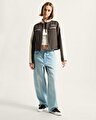CINCHED CHECK 5 BAGGY PANTOLON Light Stonewash