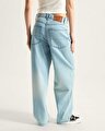 CINCHED CHECK 5 BAGGY PANTOLON Light Stonewash