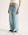 CINCHED CHECK 5 BAGGY PANTOLON Light Stonewash