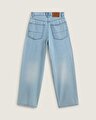 CINCHED CHECK 5 BAGGY PANTOLON Light Stonewash