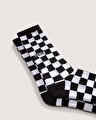 CHECKERBOARD CREW ÇORAP Black/White