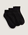 CLASSIC QUARTER CREW ÇORAP Black