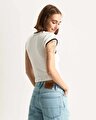 KARI TIE NECK TİŞÖRT Classic White/Black