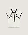 KARI TIE NECK TİŞÖRT Classic White/Black