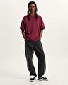LEFT CHEST II LOOSE TİŞÖRT Burgundy